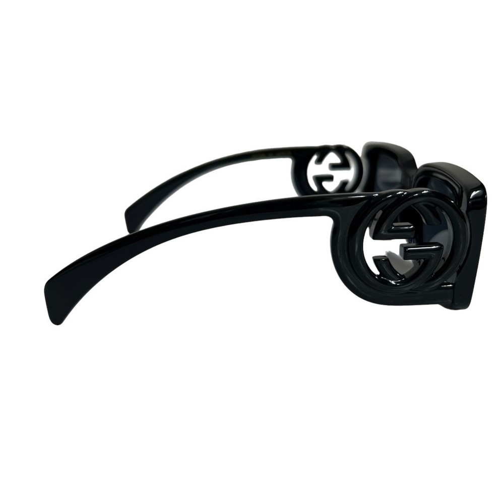 Gucci Rectangular Sunglasses Black - image 5